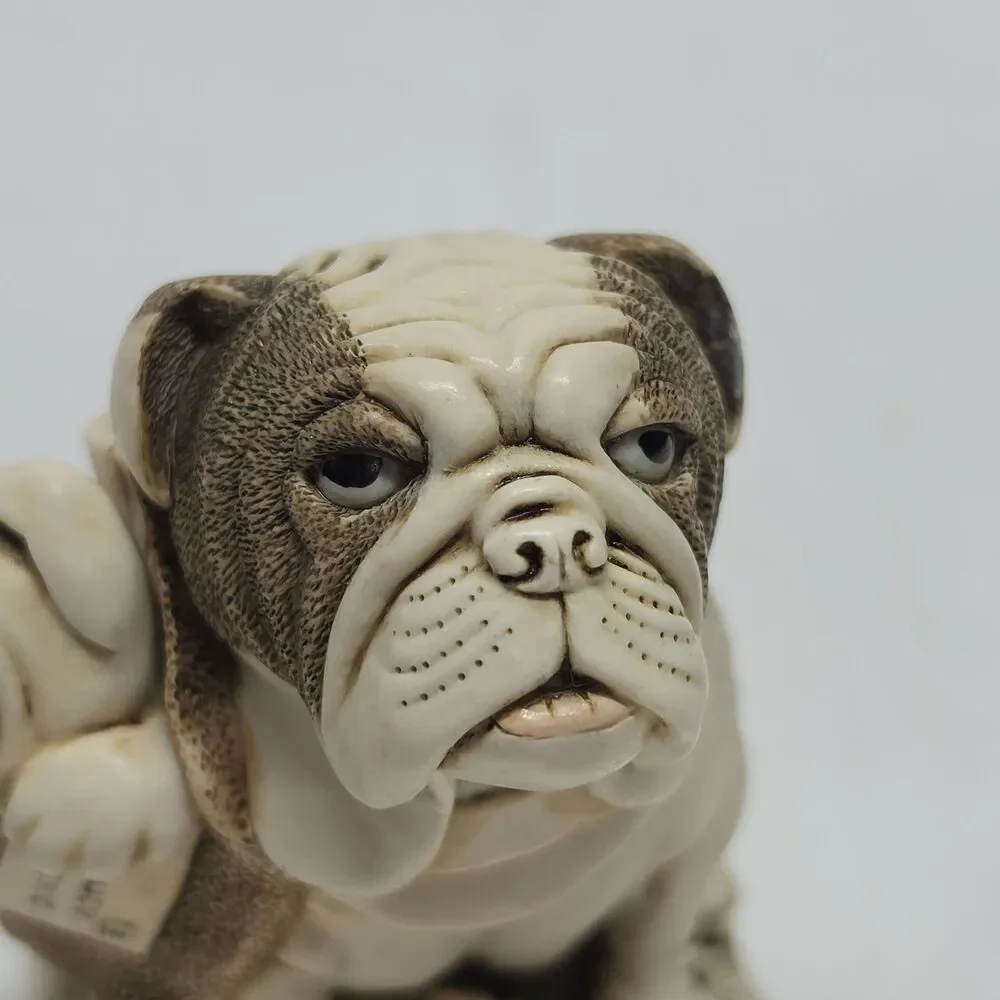 Harmony Kingdom Dead Ringer Infinity Version English Bulldog Figurine Box VTG 98